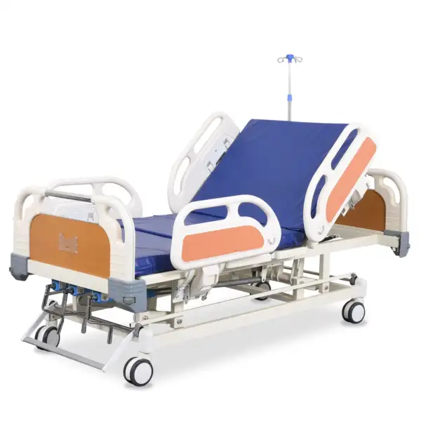 3-Function Electric Hospital Bed With Fours Pieces ABS Handrails AG-BM103