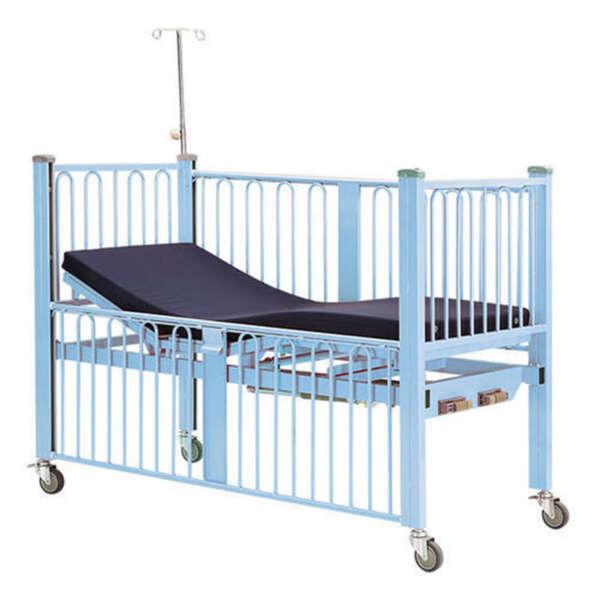 1 Function Hospital Children Bed With 5-Crank Al-Alloy Handrails AG-CB001