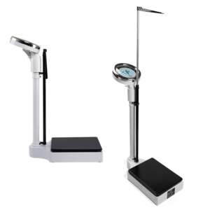Electronic height and weight scale