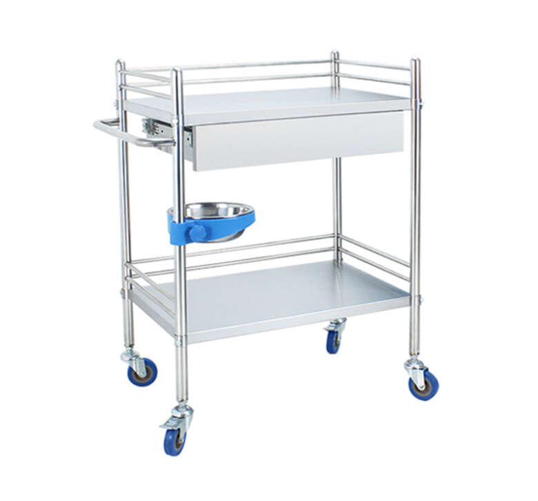 Stainless Steel Patient Trolley